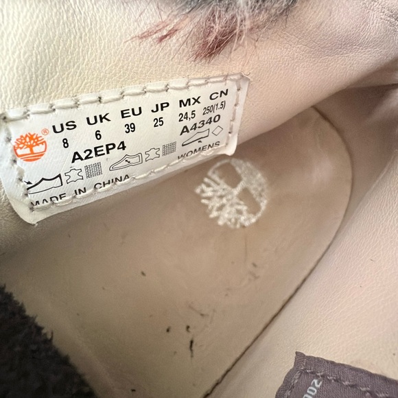 Timberland Women’s Black Nordic Premium 6” Boots Fur Trim Size 8 - Picture 14 of 15